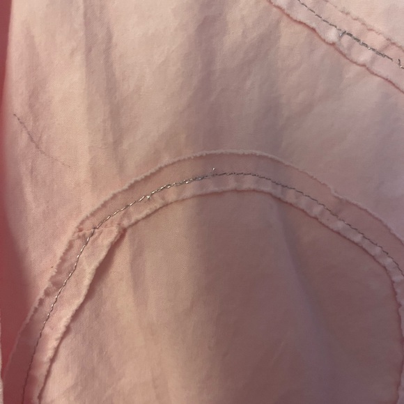 Pink Talbots A-Line Skirt With Silver Threading Detail - Picture 3 of 3